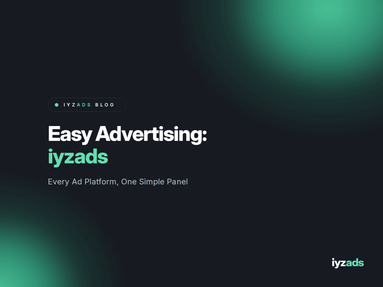 Easy Advertising: iyzads
